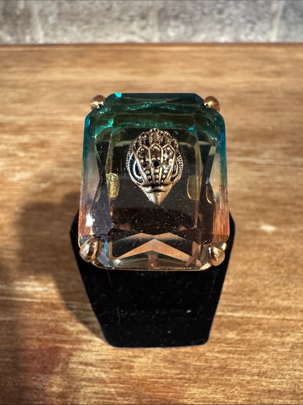 Kurt Geiger Cocktail Ring Ombré Color Size 9